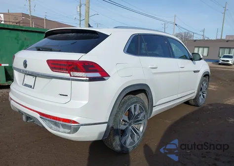 2023 Volkswagen Atlas Cross Sport 3.6L V6 Sel Premium R-Line from USA, damaged, VIN 1V2FE2CA2PC223823